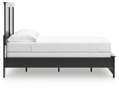 Maribel Full Panel Bed with Dresser and Nightstand in Black from Ashley - Luna Furniture