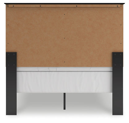 Maribel Full Panel Bed with Dresser and Nightstand in Black from Ashley - Luna Furniture