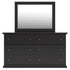 Maribel King Panel Bed, Dresser, Mirror and 2 Nightstands - B138B70