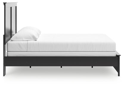 Maribel King Panel Bed, Dresser, Mirror and 2 Nightstands - B138B70