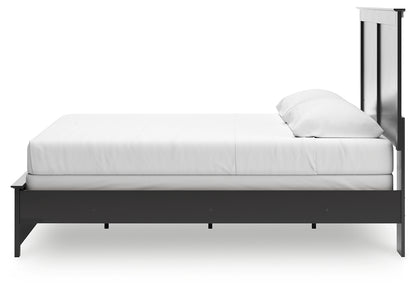Maribel King Panel Bed, Dresser, Mirror and 2 Nightstands - B138B70
