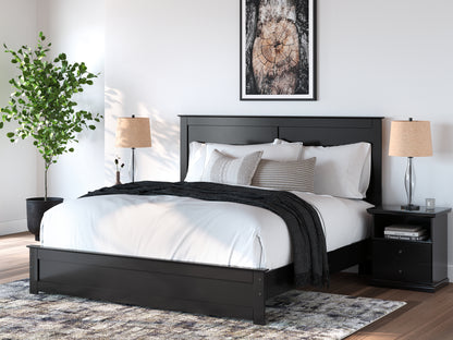 Maribel King Panel Bed, Dresser, Mirror and 2 Nightstands - B138B70