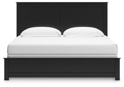Maribel King Panel Bed, Dresser, Mirror and 2 Nightstands - B138B70