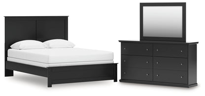 Maribel Queen Panel Bed with Dresser and Mirror - B138B72