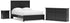 Maribel Queen Panel Bed with Dresser and Nightstand in Black from Ashley - Luna Furniture