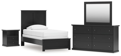 Maribel Twin Panel Bed, Dresser, Mirror and Nightstand - B138B61