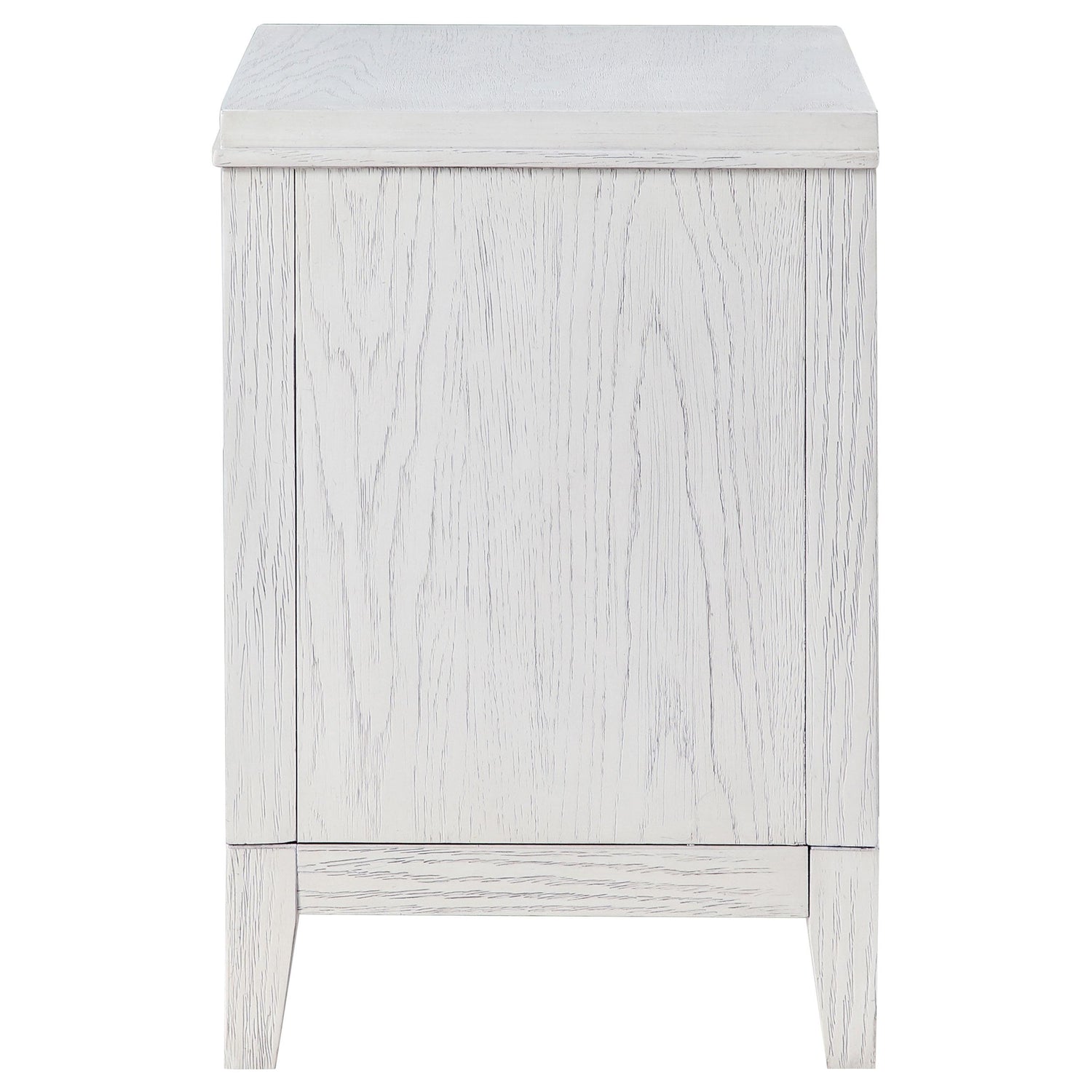Marielle 2-drawer Nightstand Bedside Table Distressed White - 224842