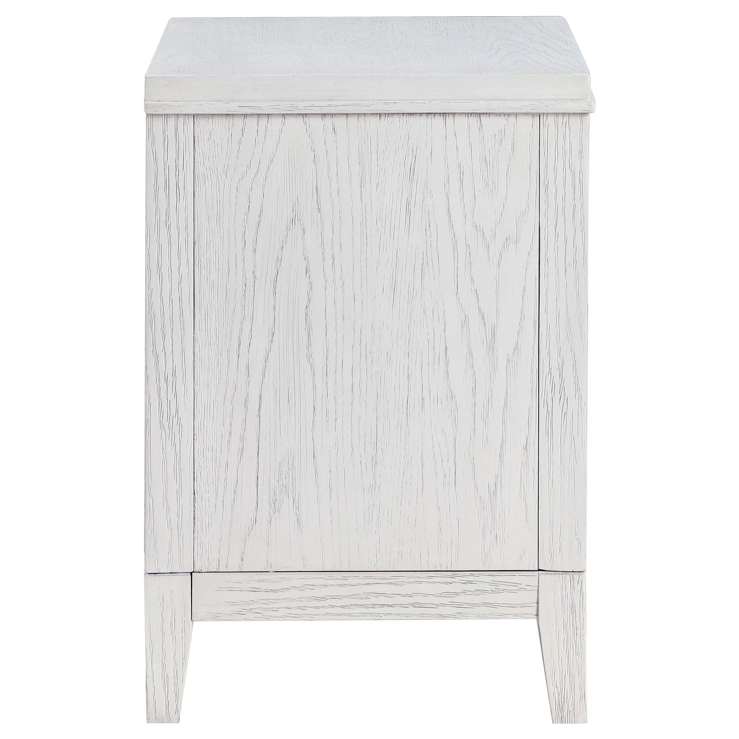 Marielle 2-drawer Nightstand Bedside Table Distressed White - 224842