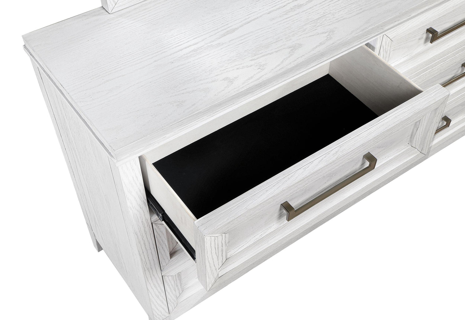 Marielle 6-drawer Bedroom Dresser Distressed White - 224843