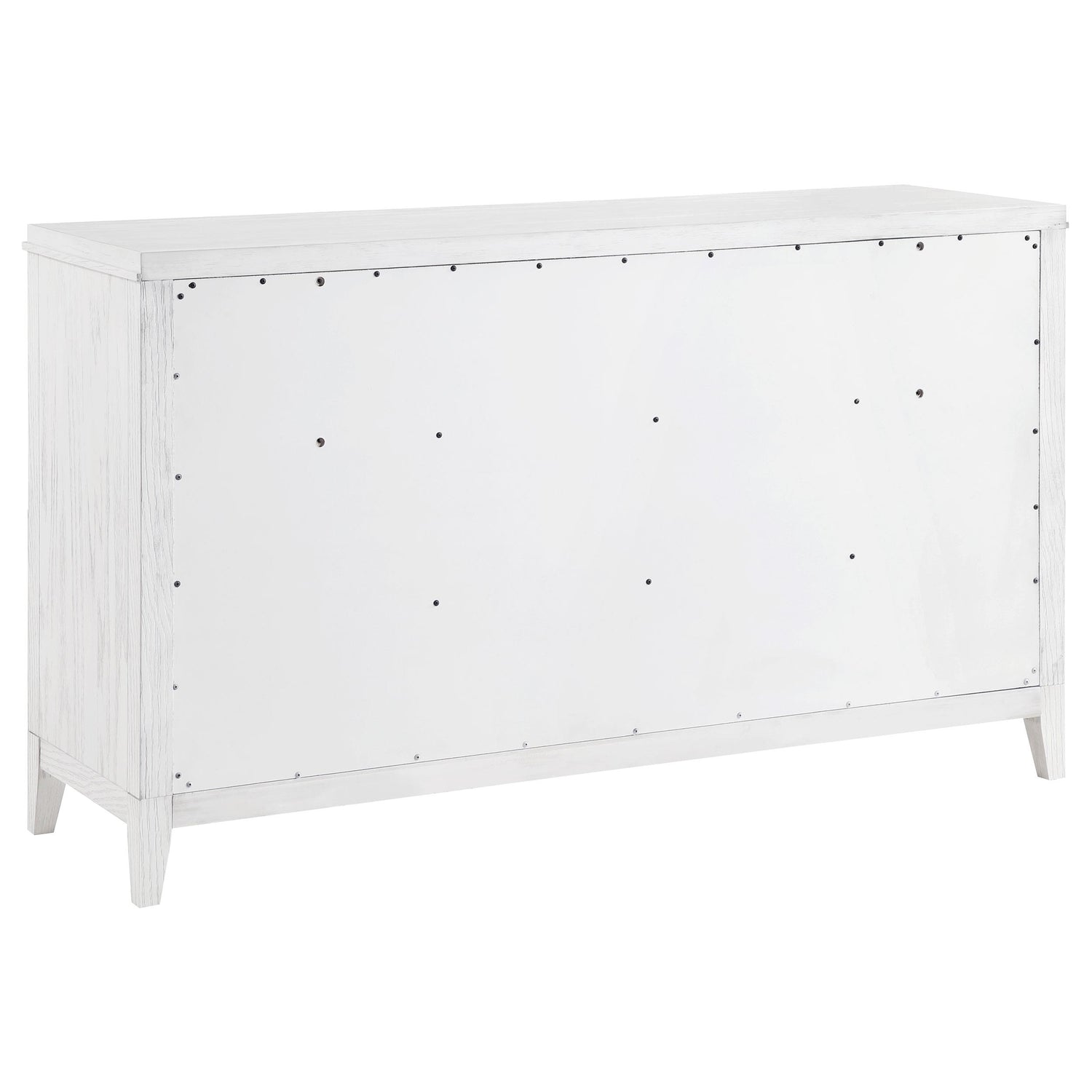 Marielle 6-drawer Bedroom Dresser Distressed White - 224843