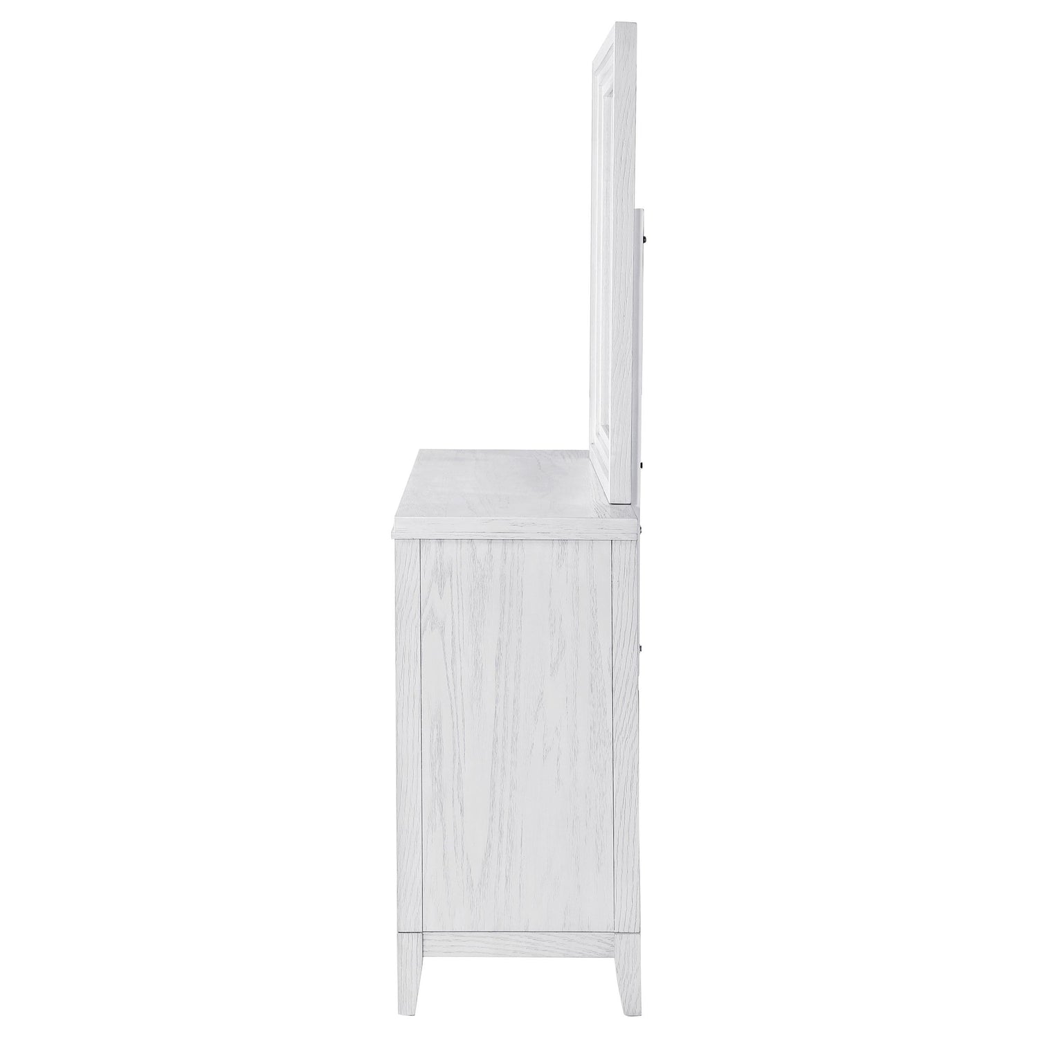 Marielle 6-drawer Dresser with Mirror Distressed White - 224843M