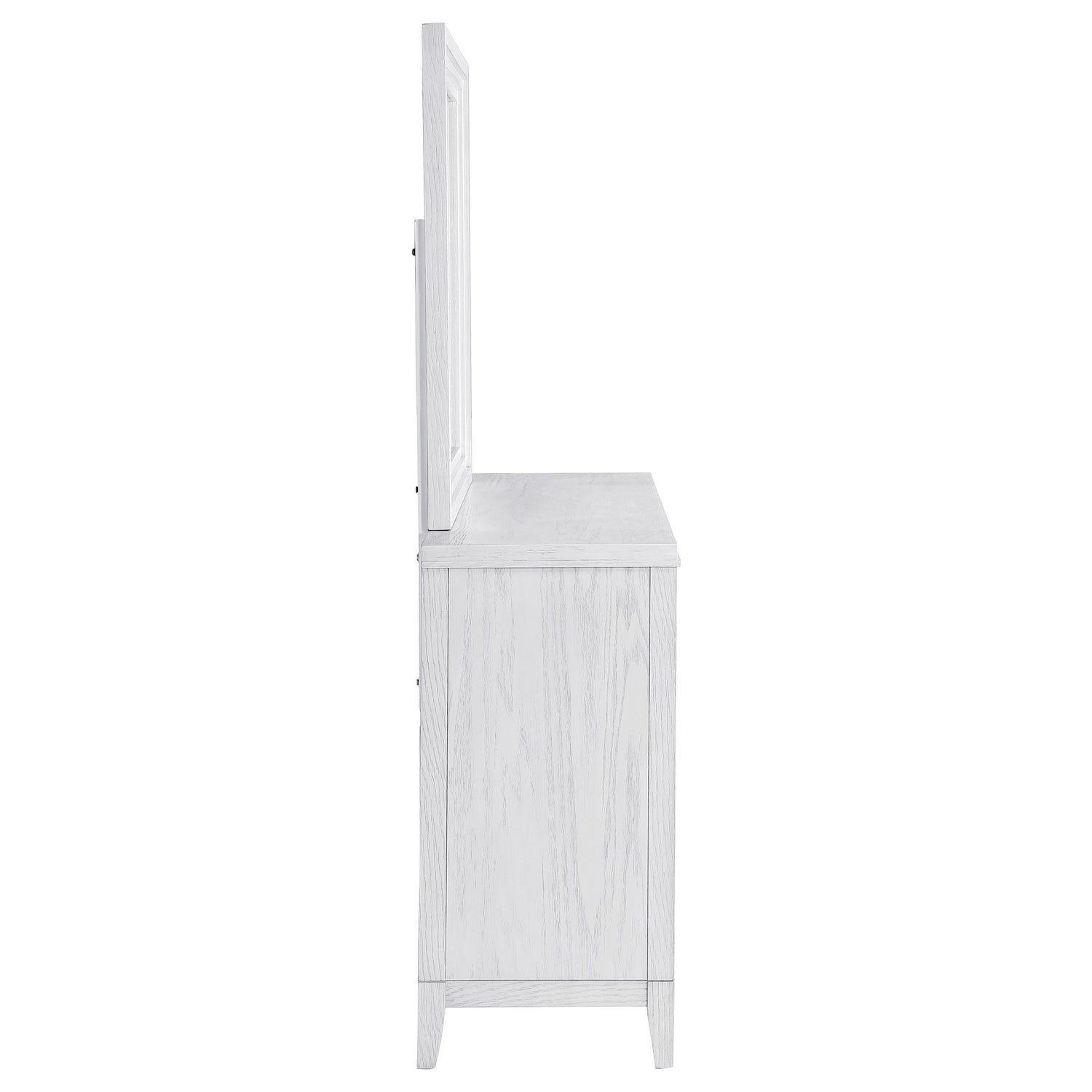 Marielle 6-drawer Dresser with Mirror Distressed White - 224843M