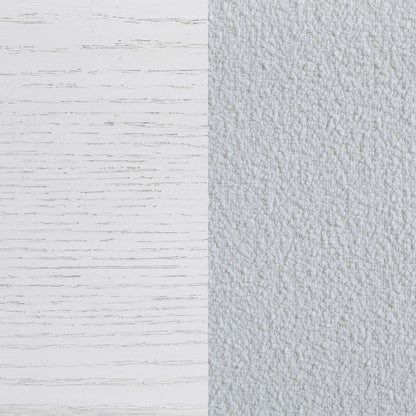 Marielle California King LED Panel Bed Distressed White - 224841KW