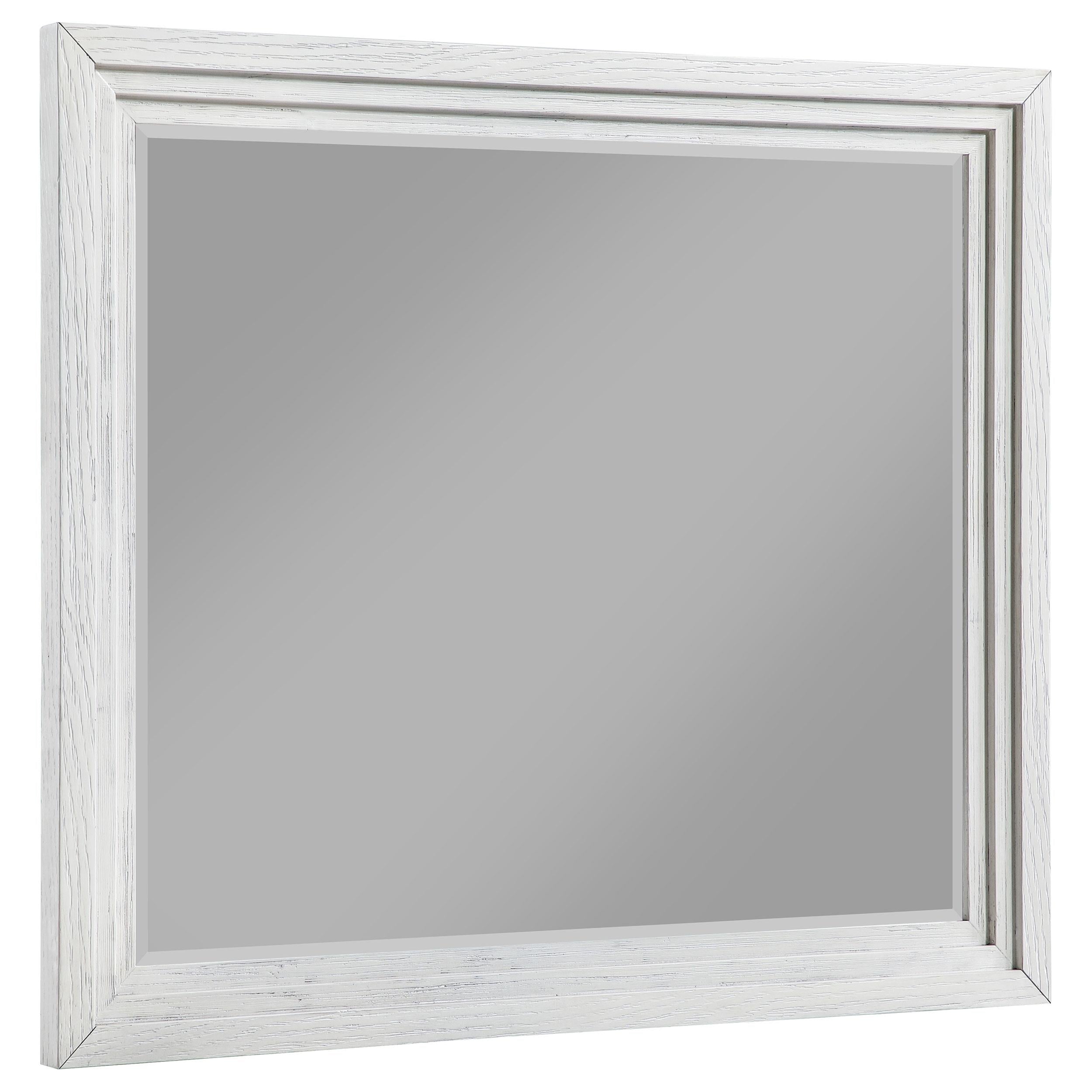 Marielle Dresser Mirror Distressed White - 224844