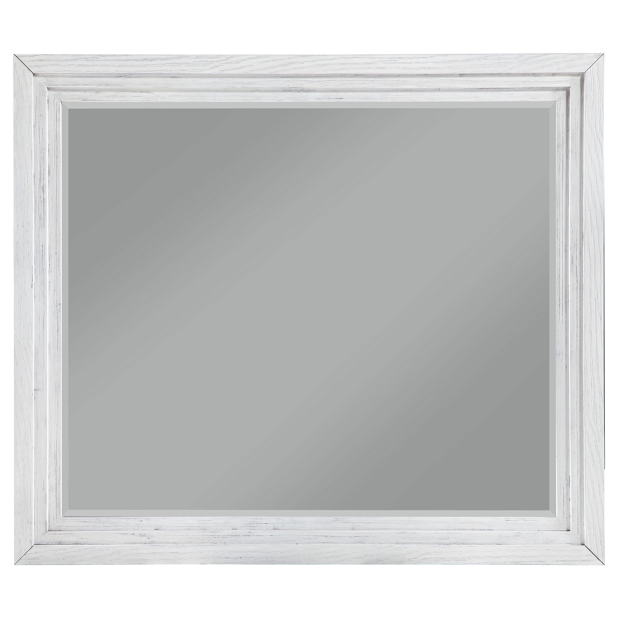 Marielle Dresser Mirror Distressed White - 224844