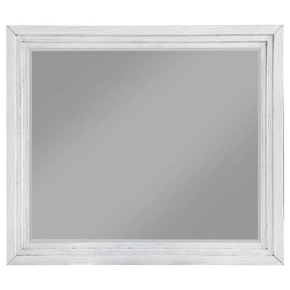 Marielle Dresser Mirror Distressed White - 224844