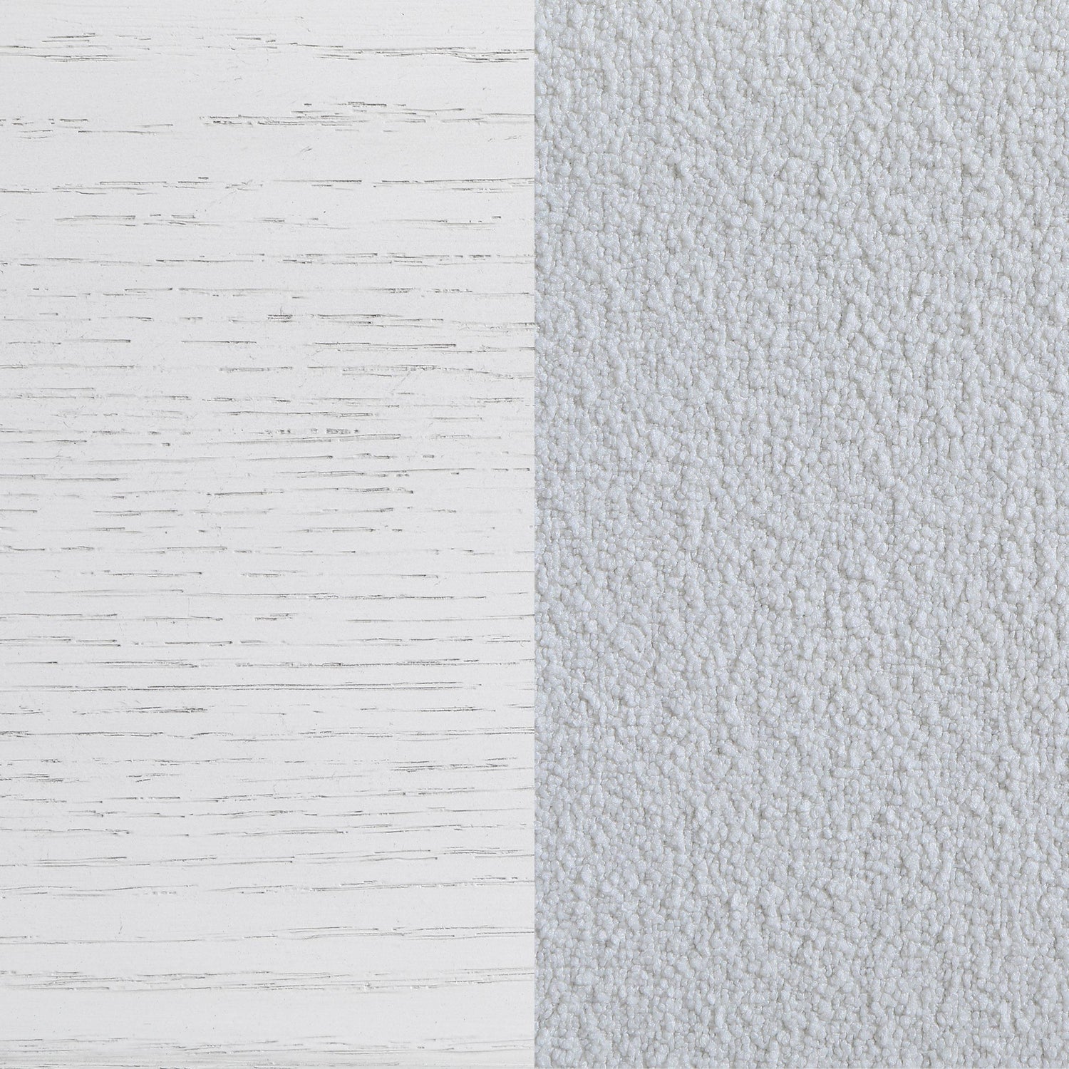 Marielle Queen Upholstered LED Panel Bed Distressed White - 224841Q