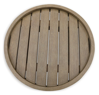 Marina Sun Beige Outdoor End Table - PCP204-706
