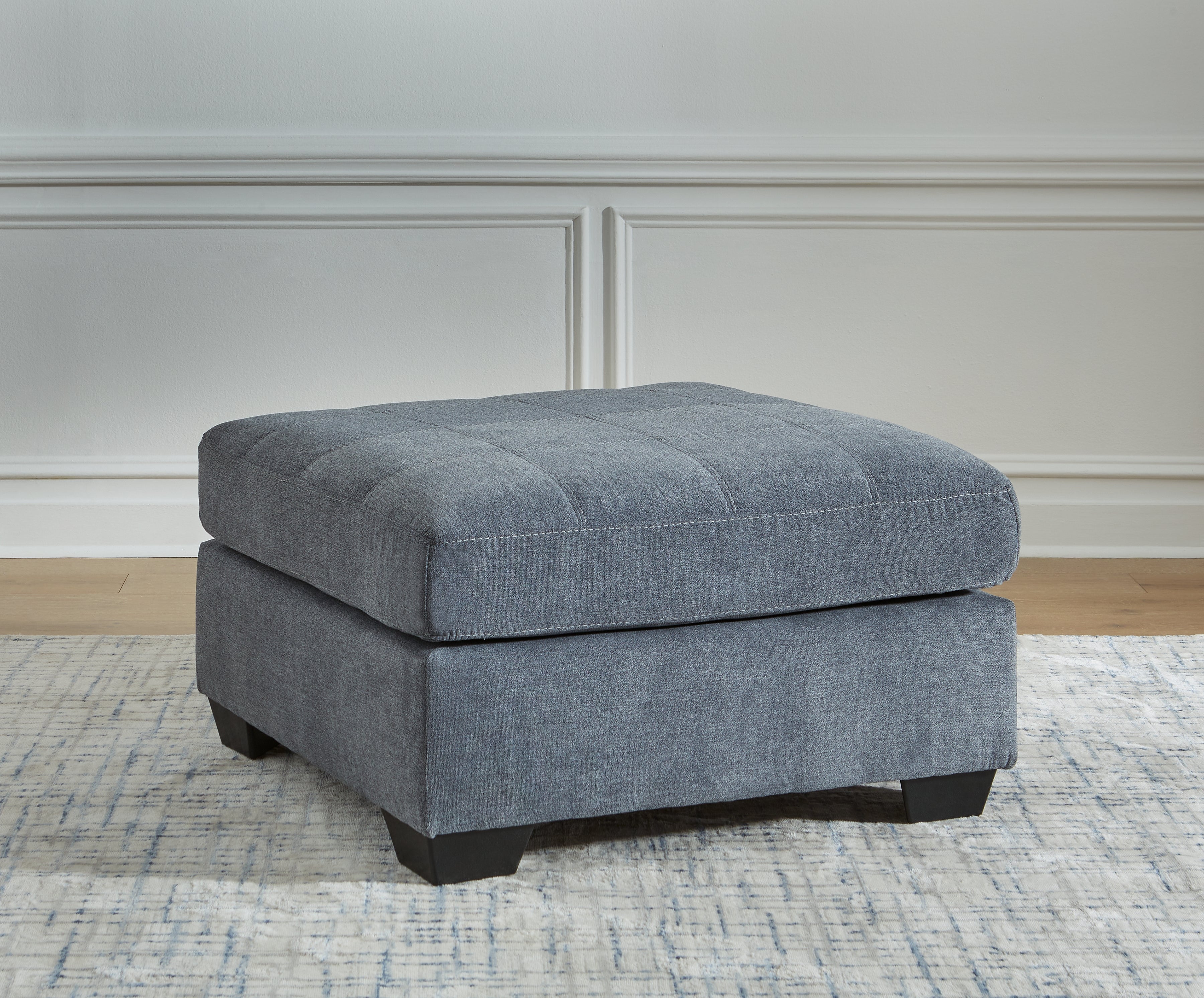 Marleton 2-Piece Sectional with Ottoman in Denim - PKG015807