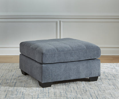 Marleton 2-Piece Sectional with Ottoman in Denim - PKG015807