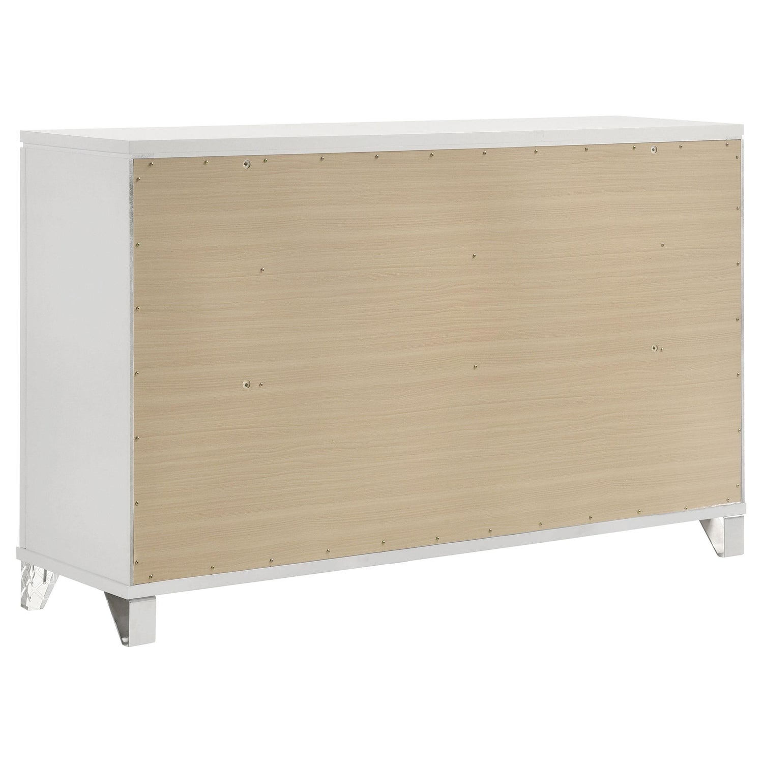 Marmore 4-piece Eastern King Bedroom Set White - 224961KE-S4
