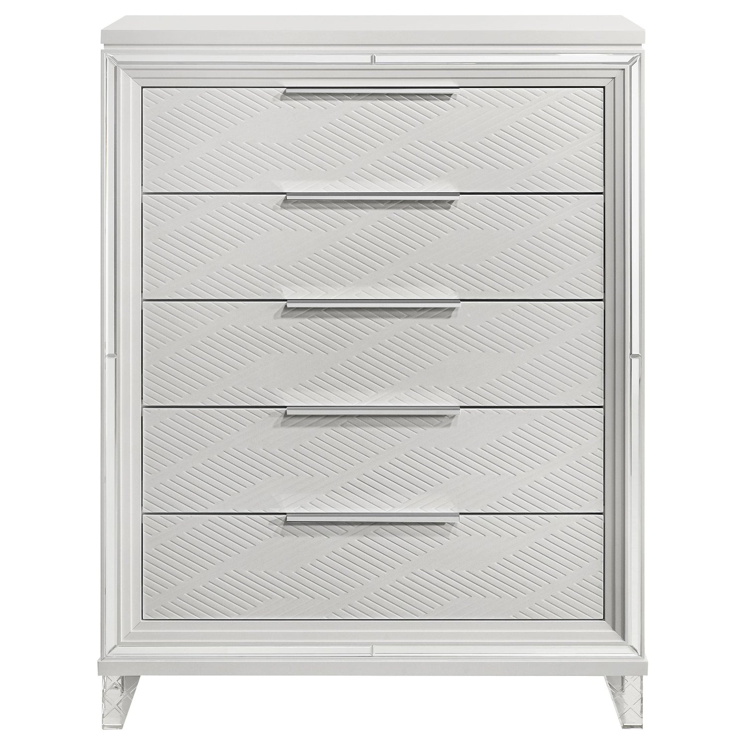 Marmore 5-drawer Bedroom Chest of Drawers White - 224965