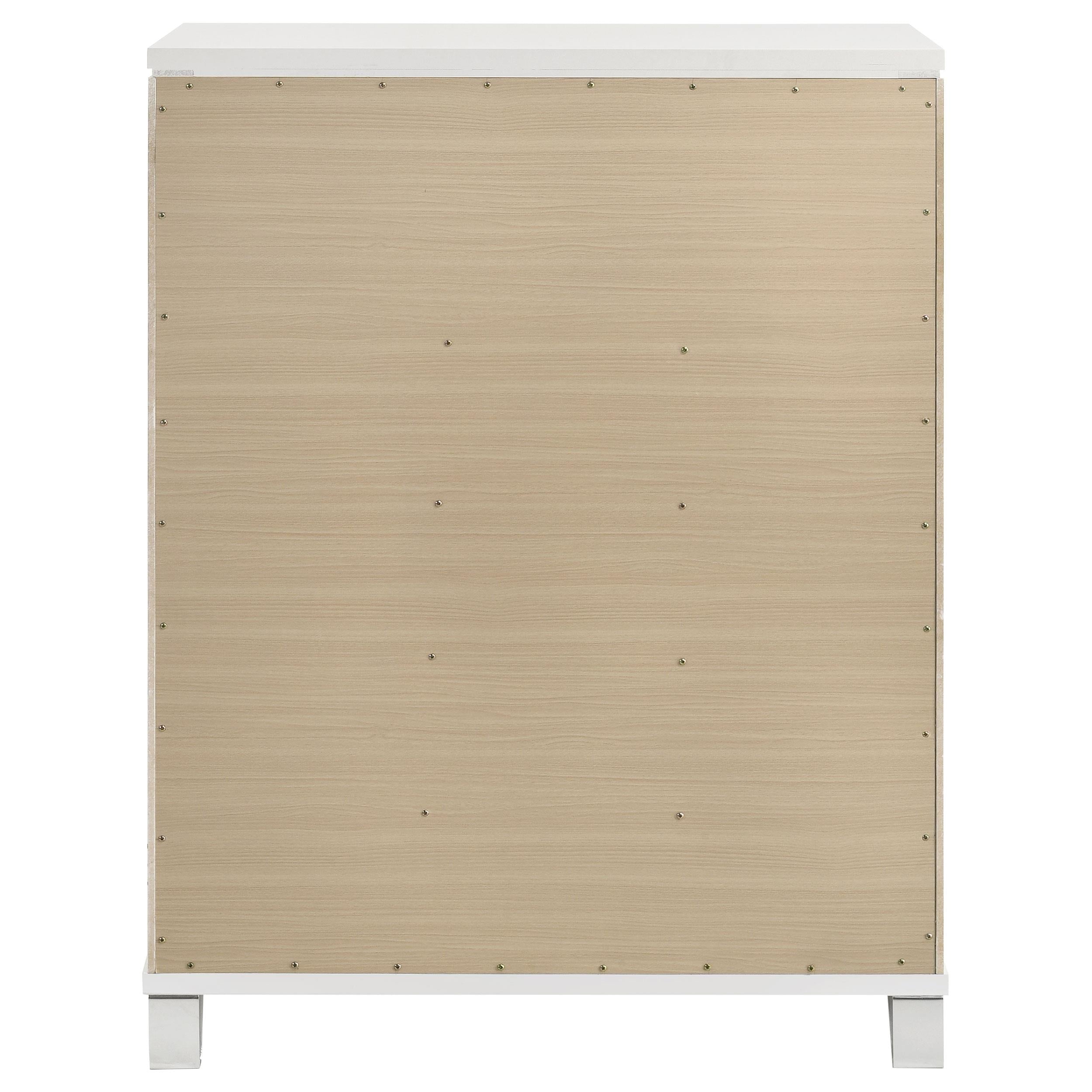 Marmore 5-drawer Bedroom Chest of Drawers White - 224965