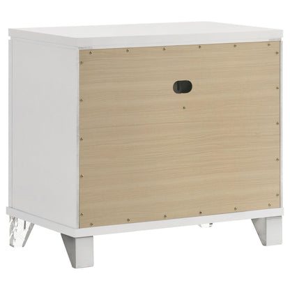 Marmore 5-piece Eastern King Bedroom Set White - 224961KE-S5