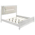 Marmore 64-inch Queen Panel Bed LED Headboard White - 224961Q