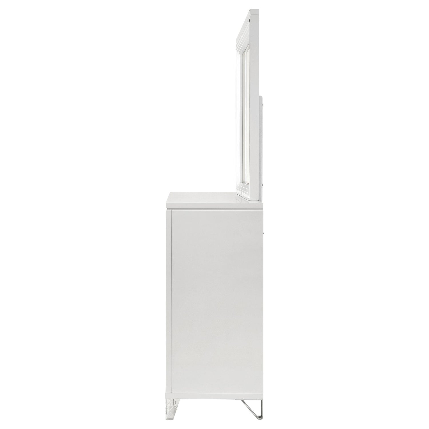 Marmore 9-drawer Dresser and LED Mirror White - 224963M