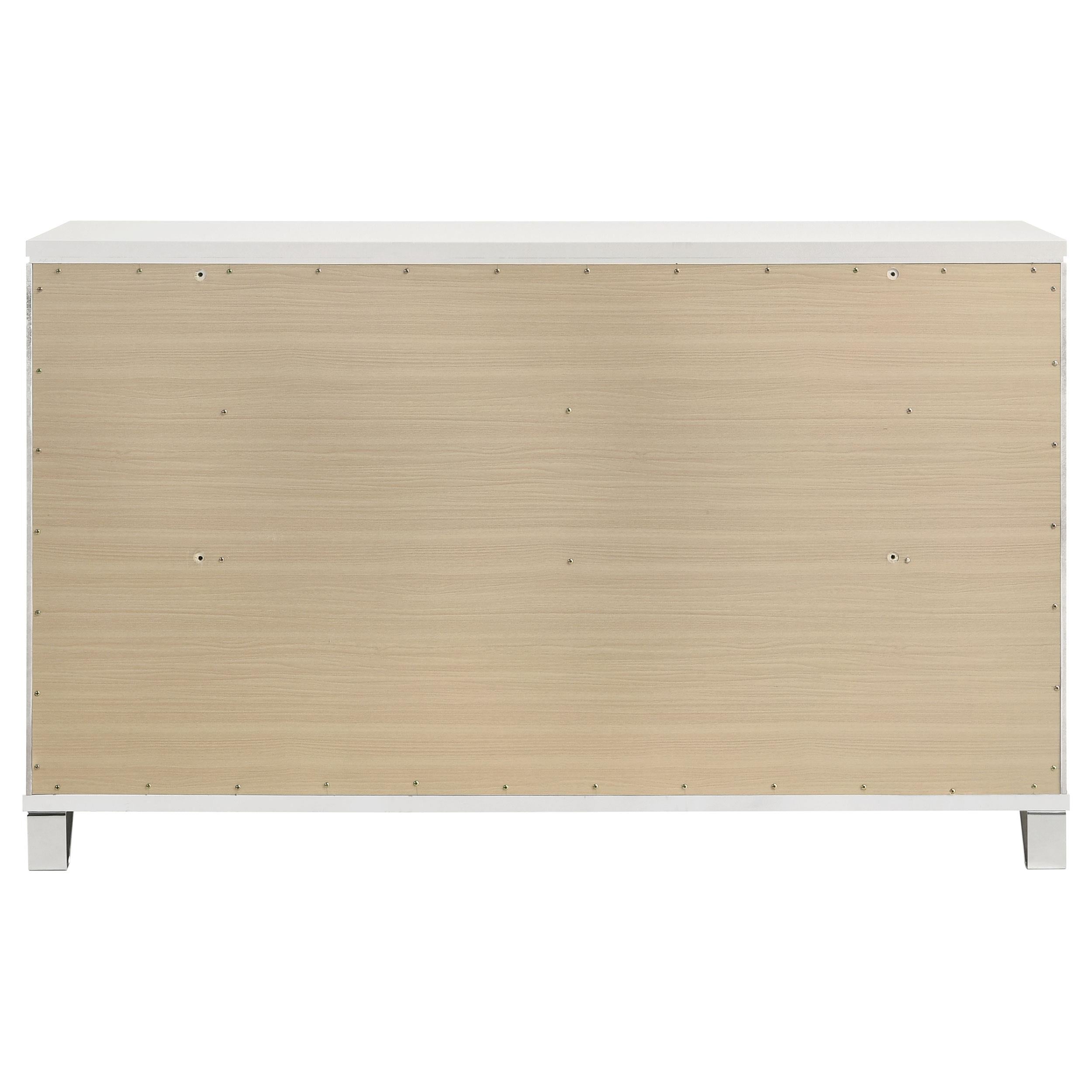 Marmore 9-drawer Dresser Cabinet White - 224963