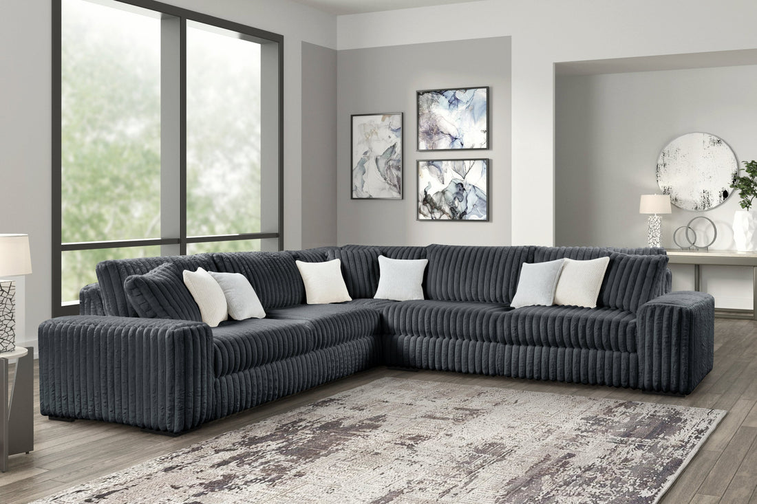 MARSHMALLOW Charcoal OVERSIZED Sectional - MARSHMALLOW CHARCOAL