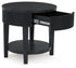 Marstream Black End Table - T551-6