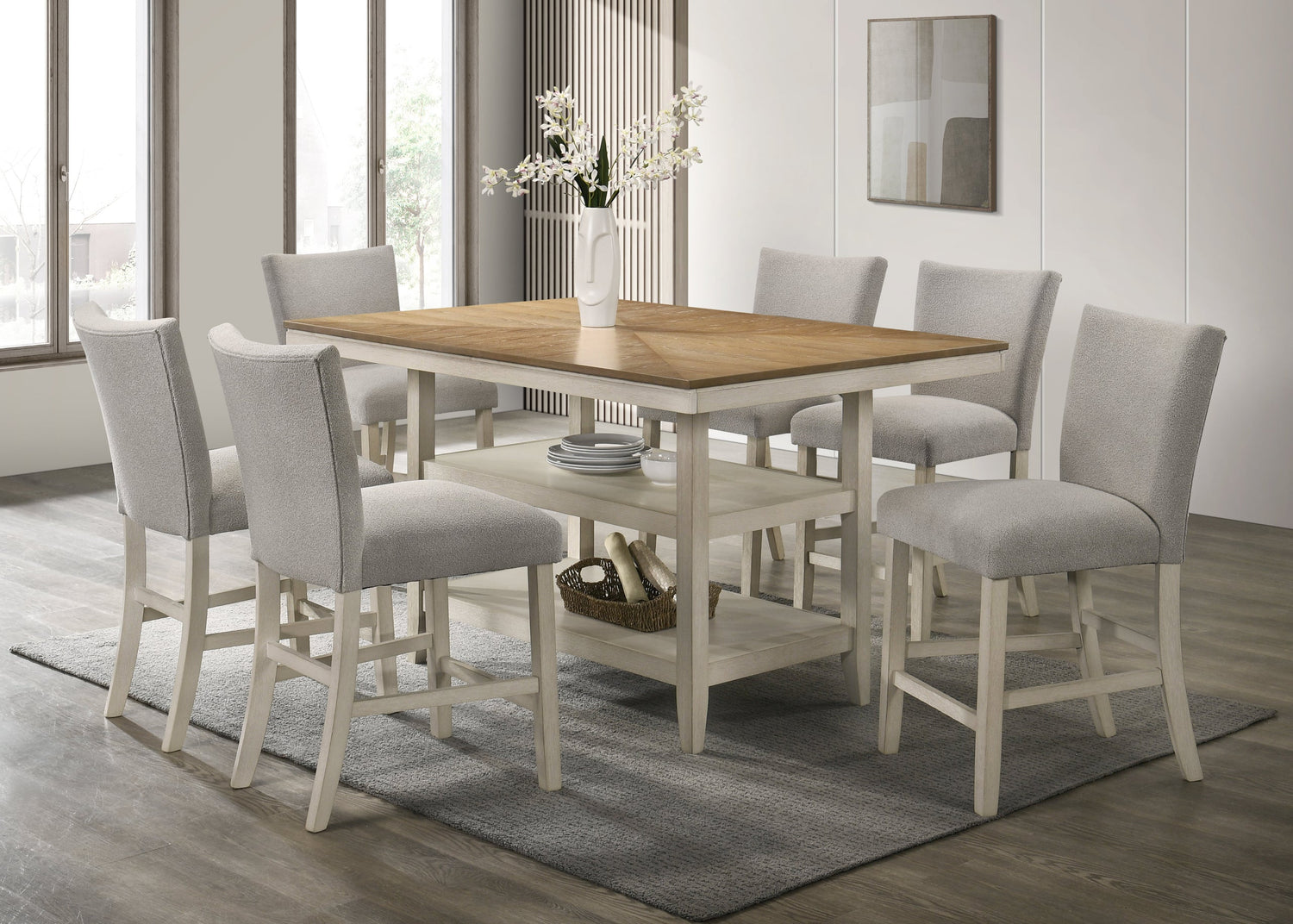 Marton - Counter Height Table &amp; 6 Chairs - MARTON