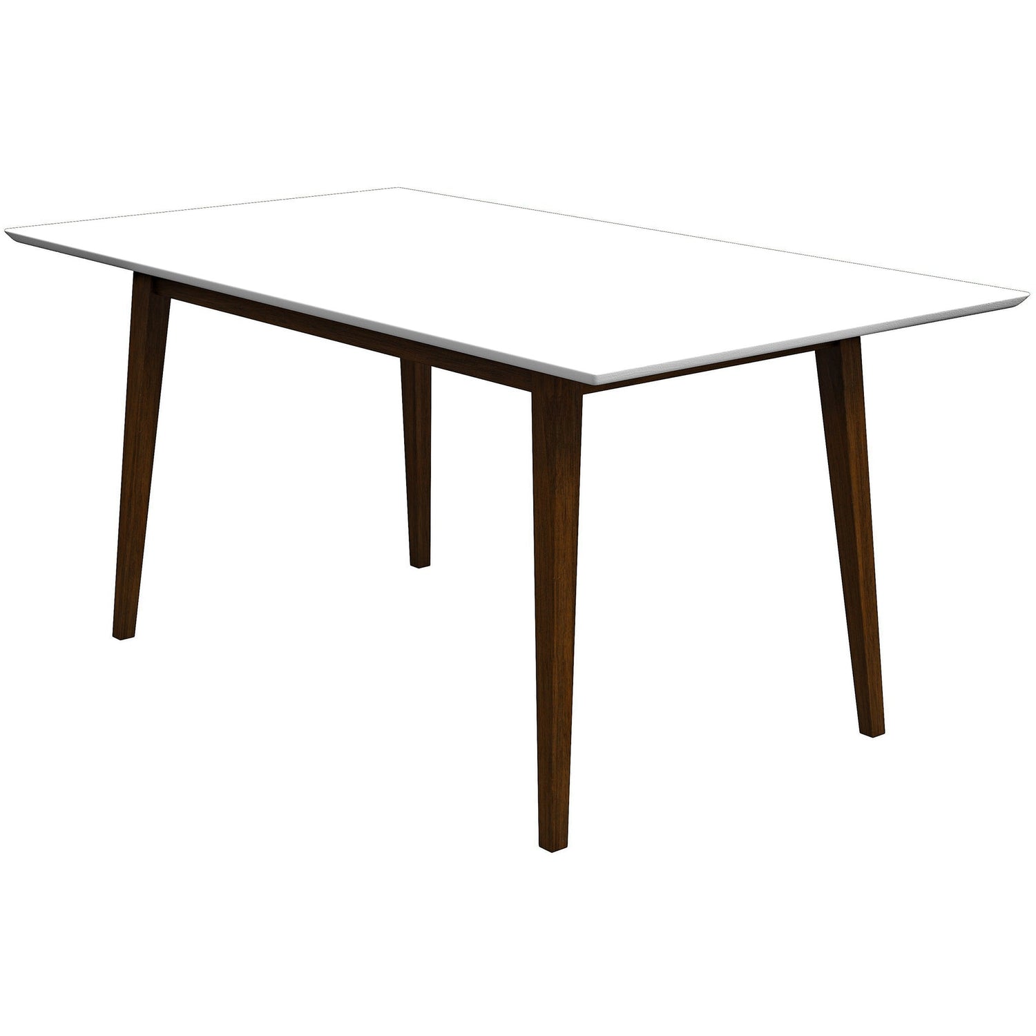 Mary Modern Style Solid Wood Rectangular Dining Kitchen Table 63" - DTB00600404