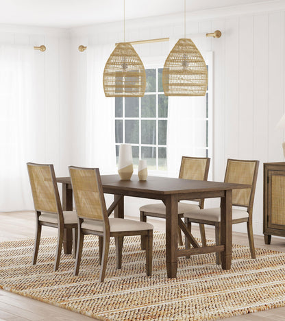Matisse 5-piece Rectangular Dining Set Brown - 108311-S5