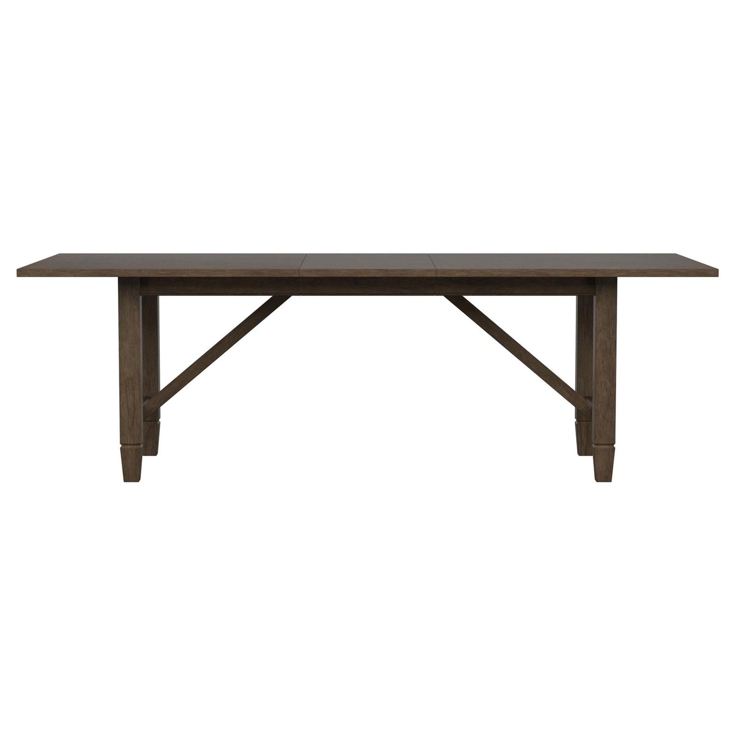 Matisse Rectangular Dining Table with 18" Removable Extension Leaf Brown - 108311