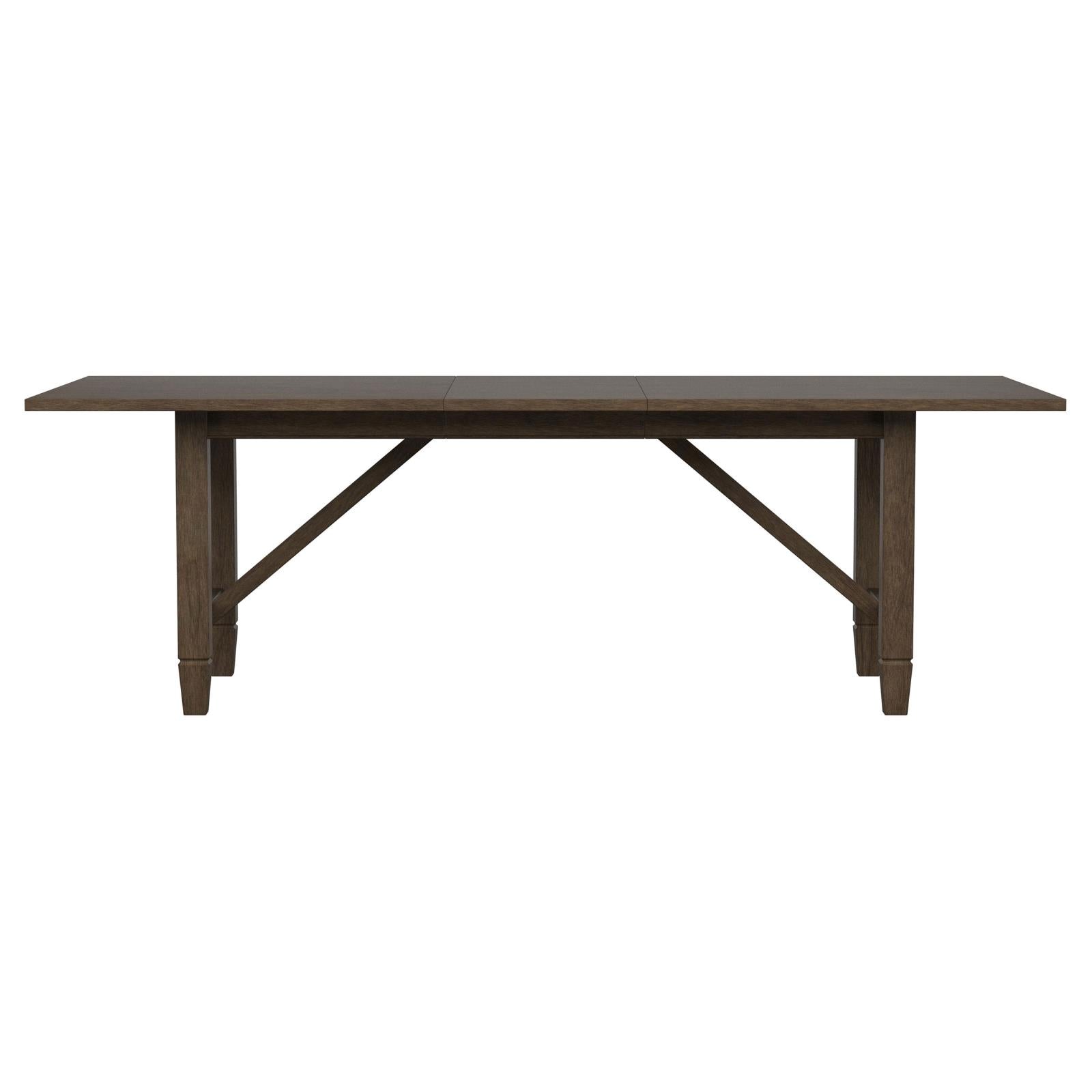 Matisse Rectangular Dining Table with 18" Removable Extension Leaf Brown - 108311