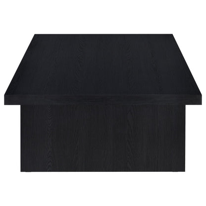 Max 2-piece Rectangular Coffee and End Table Set Black - 706278-S2