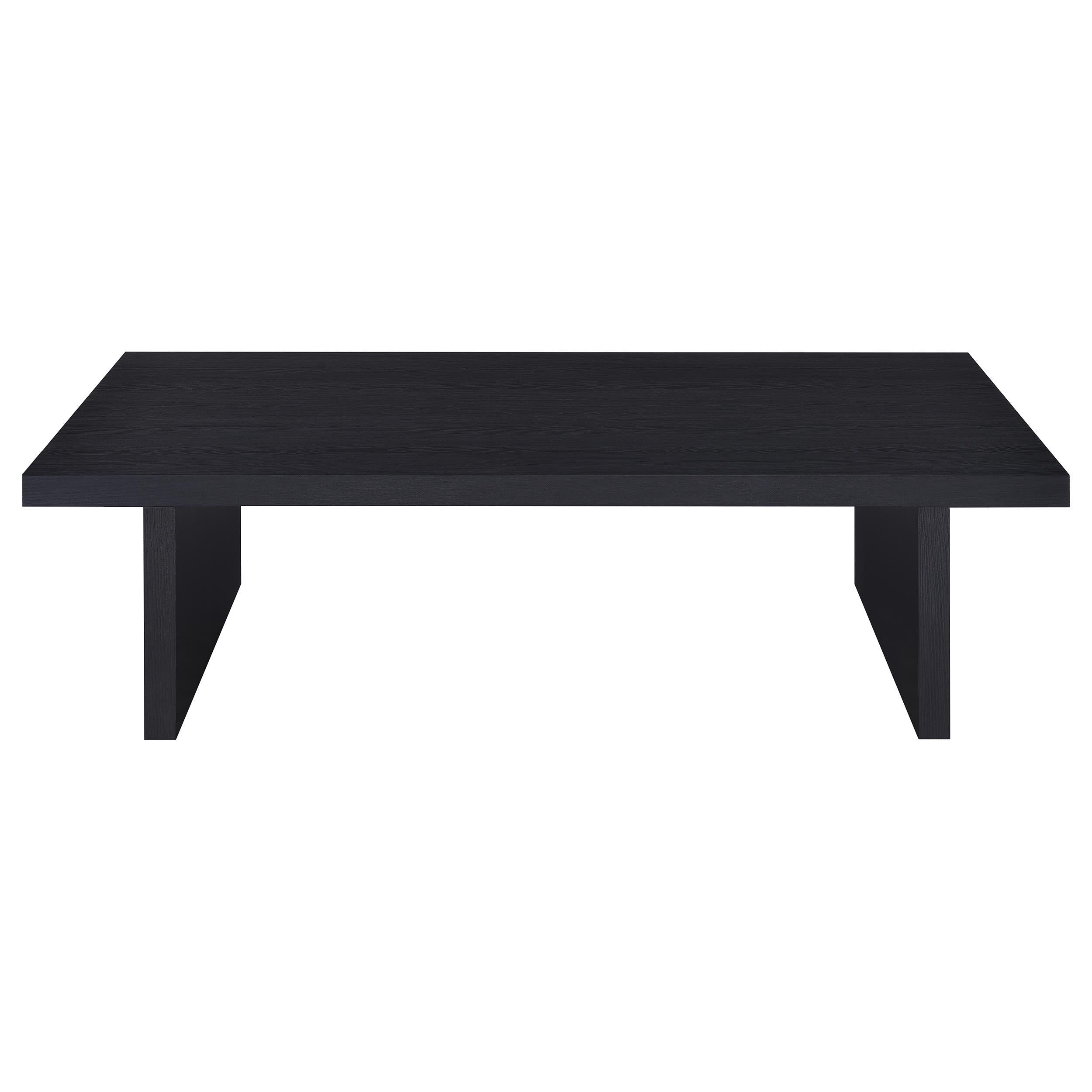 Max 2-piece Rectangular Coffee and End Table Set Black - 706278-S2