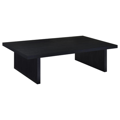 Max Rectangular Engineered Laminate Coffee Table Black - 706278