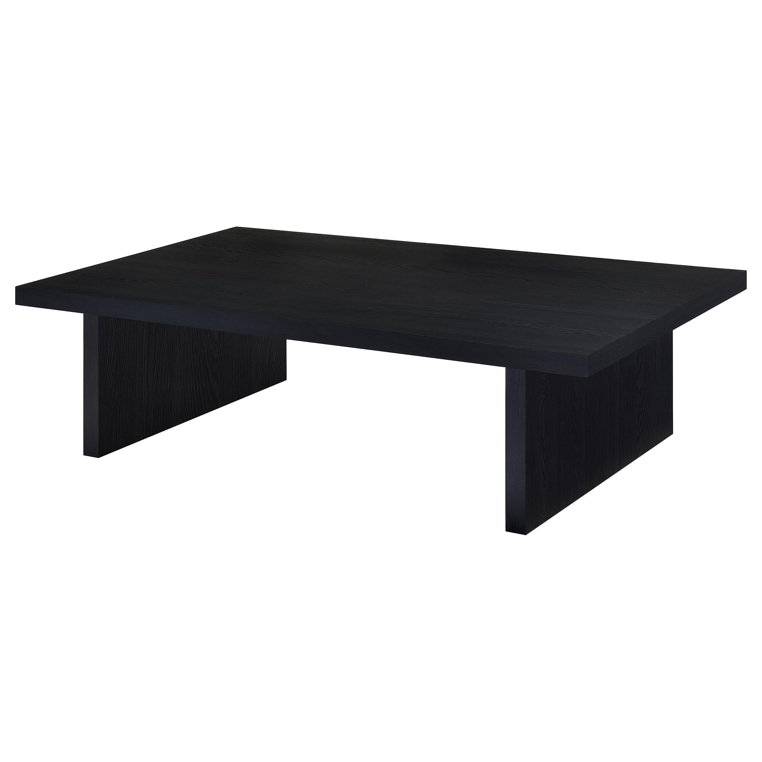 Max Rectangular Engineered Laminate Coffee Table Black - 706278
