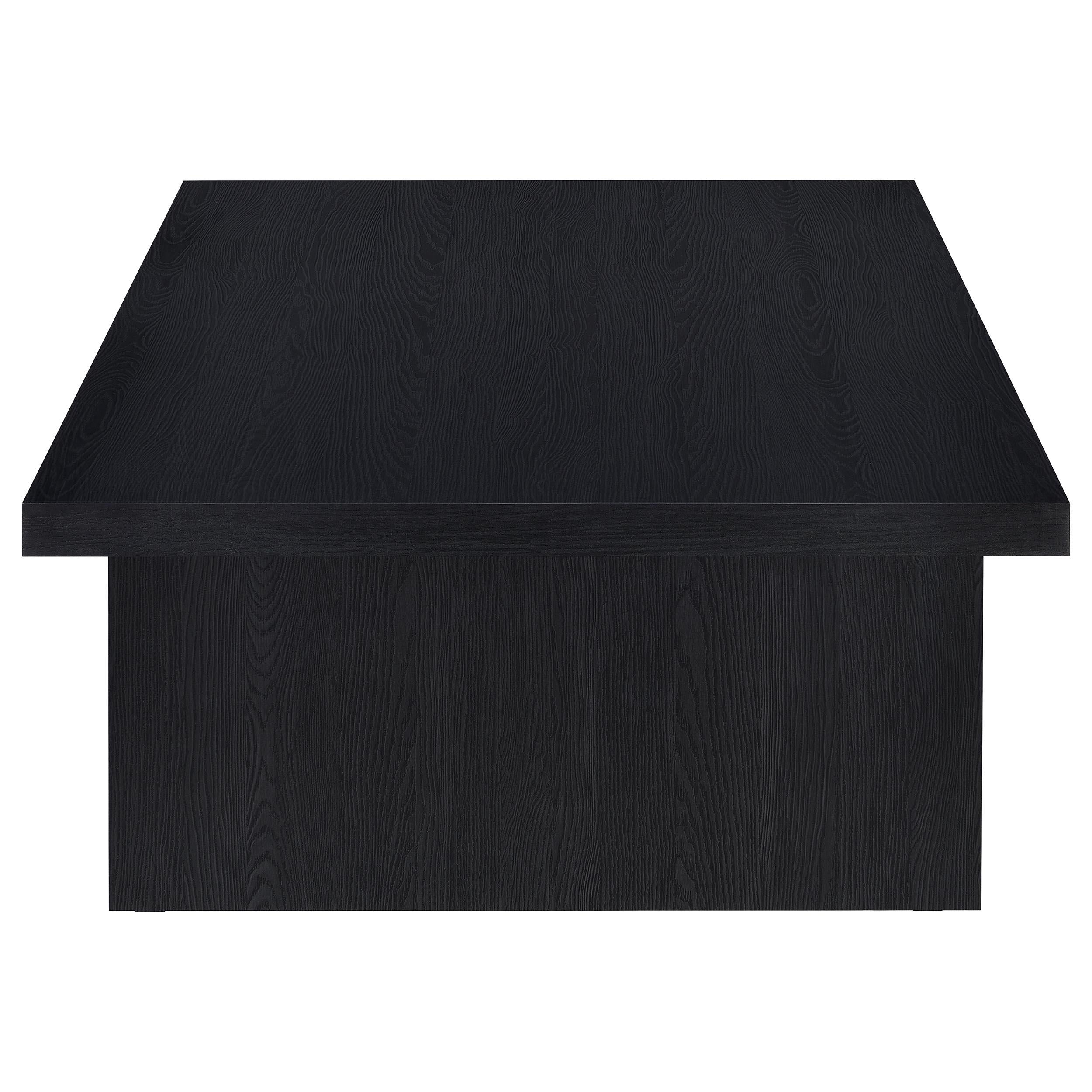 Max Rectangular Engineered Laminate Coffee Table Black - 706278