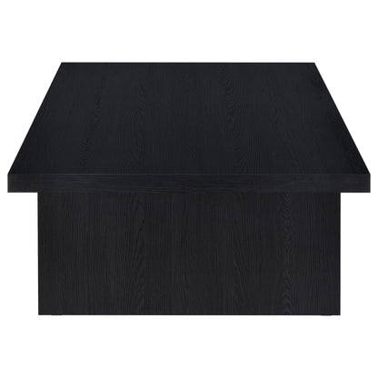 Max Rectangular Engineered Laminate Coffee Table Black - 706278