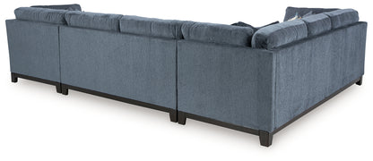 Maxon Place Navy 3-Piece Sectional with Chaise - 33003S2
