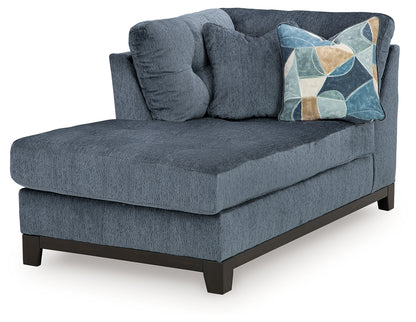 Maxon Place Navy Left-Arm Facing Corner Chaise - 3300316