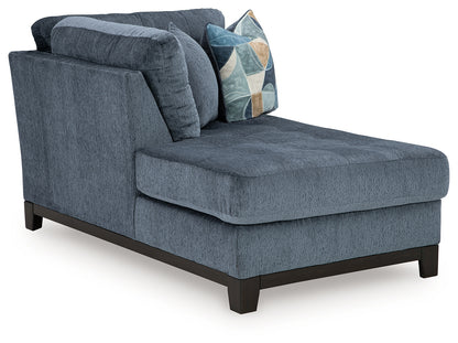 Maxon Place Navy Left-Arm Facing Corner Chaise - 3300316