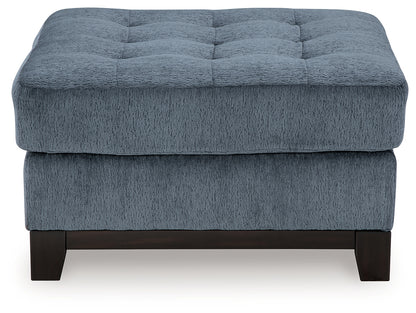Maxon Place Navy Oversized Chair and Ottoman - 33003U1