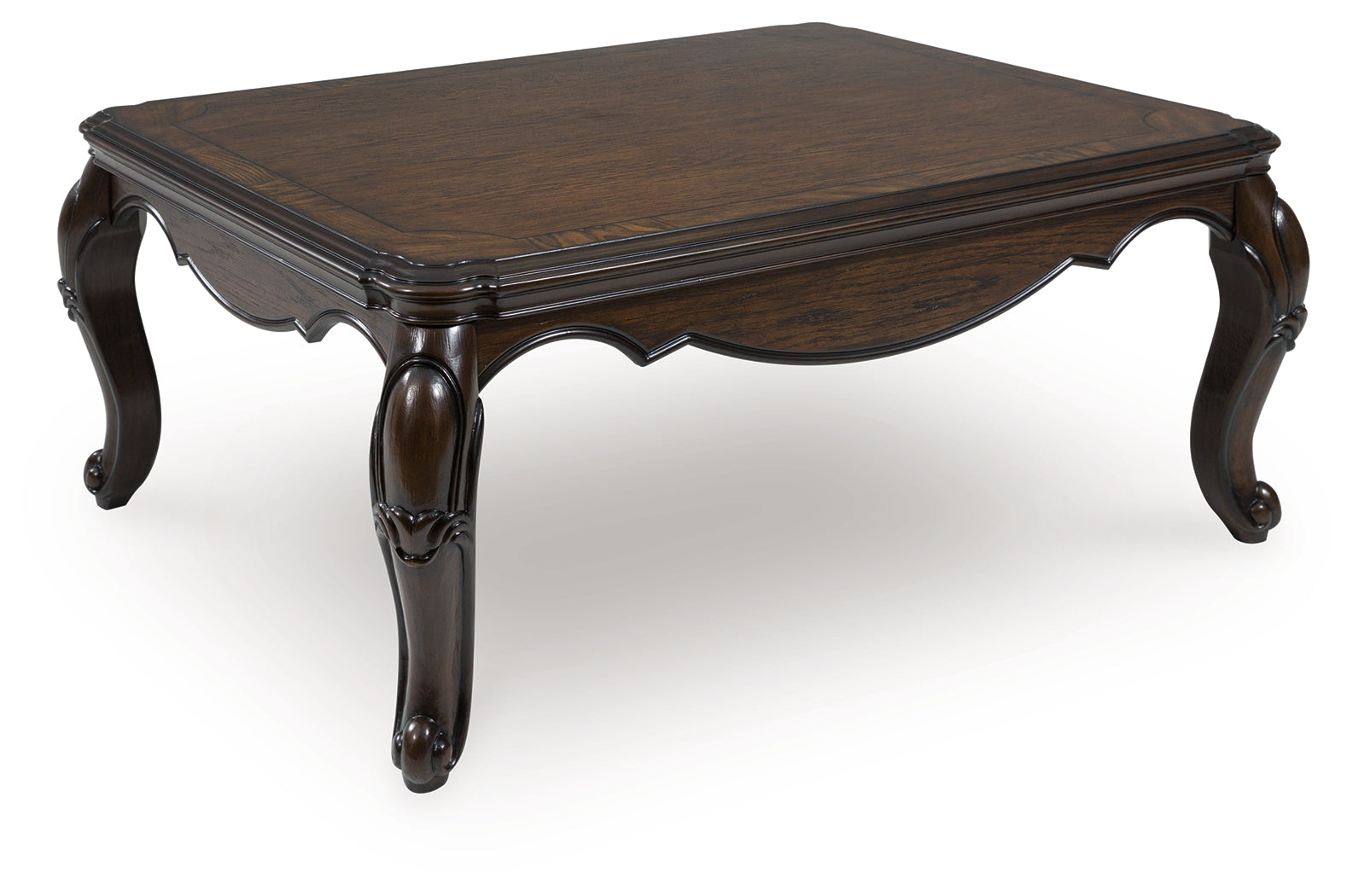 Maylee Dark Brown Coffee Table - T617-1