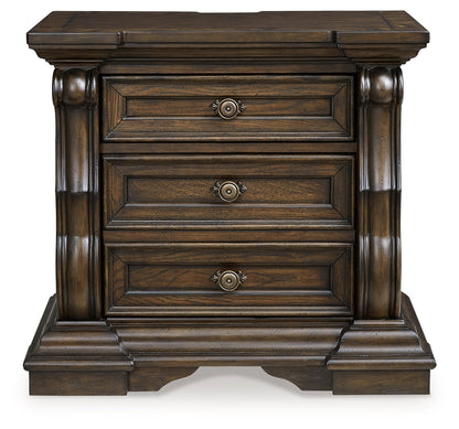 Maylee Dark Brown Nightstand from Ashley - Luna Furniture